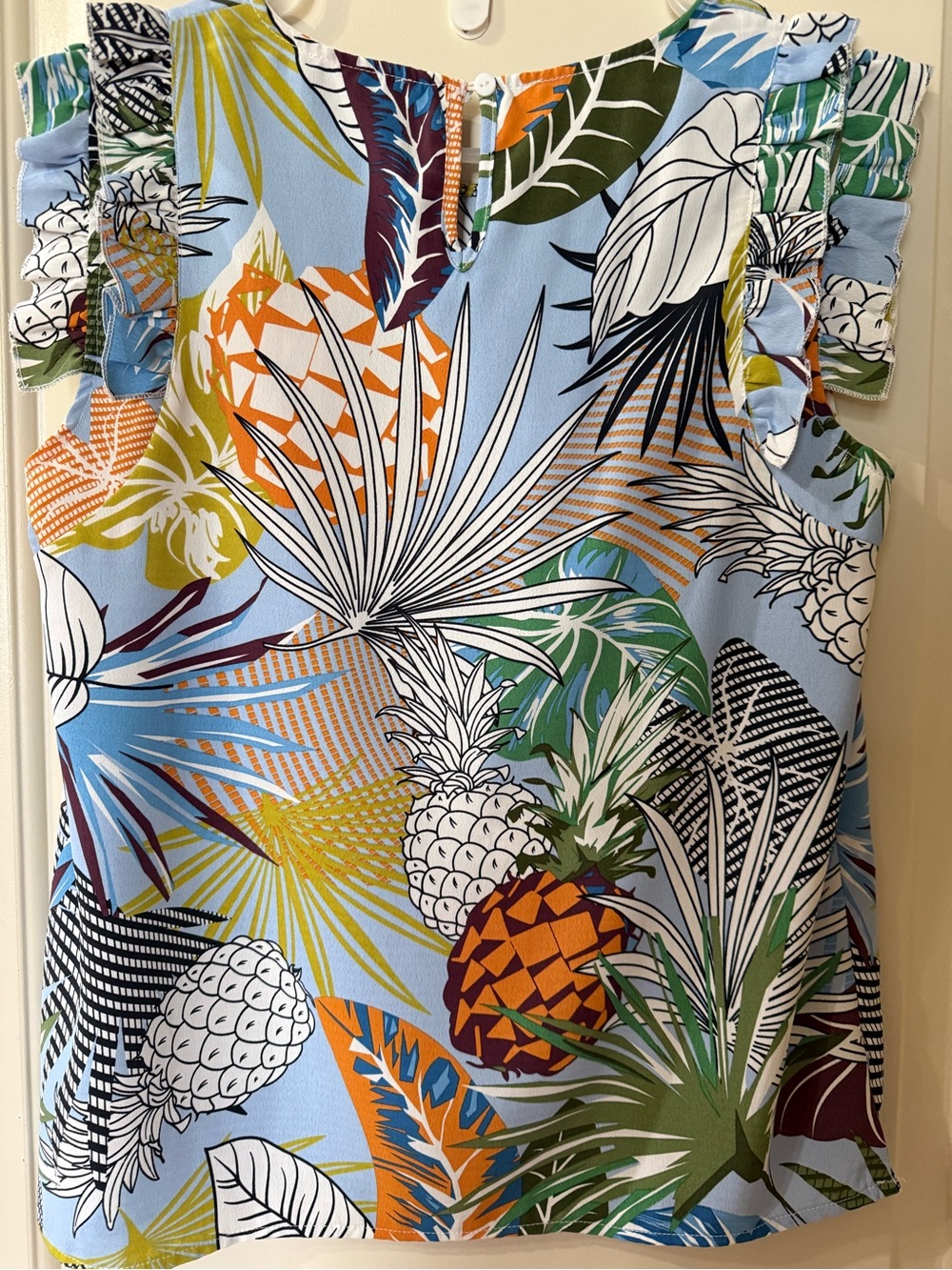WEEK& - Tropical Print Sleeveless Top